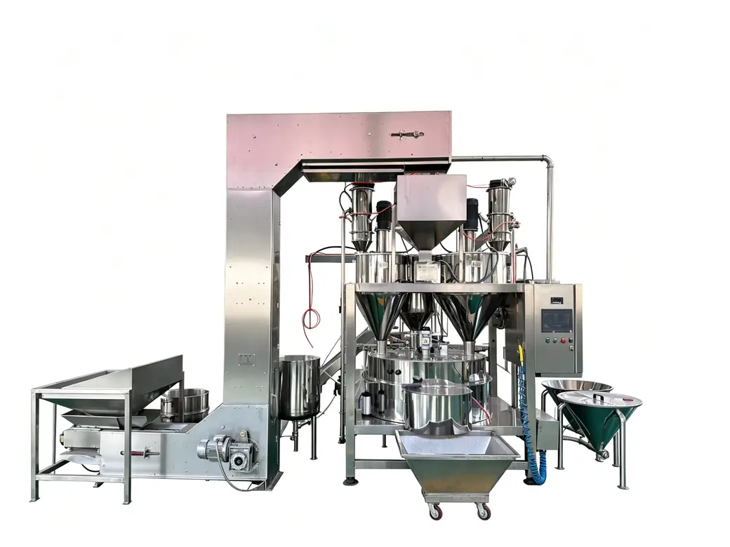 Coating equipment for nut processing