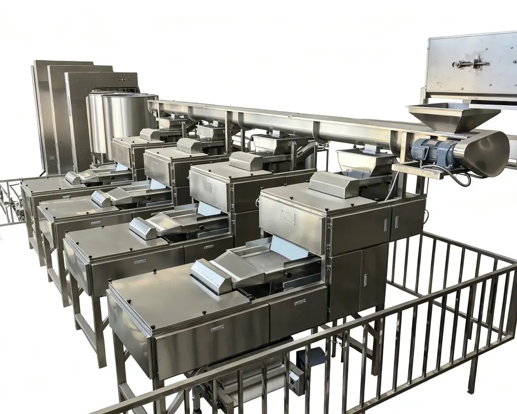 Cutting equipment for nut processing
