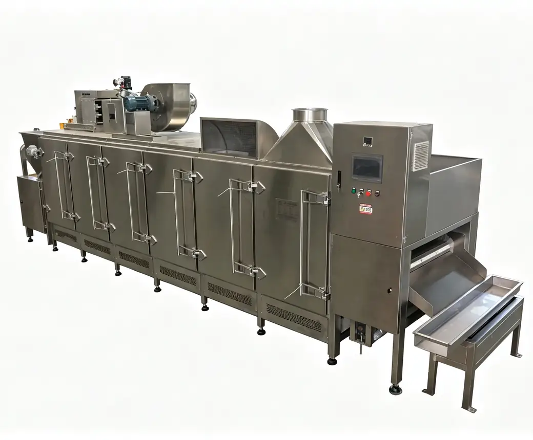 Roasting equipment for nut processing