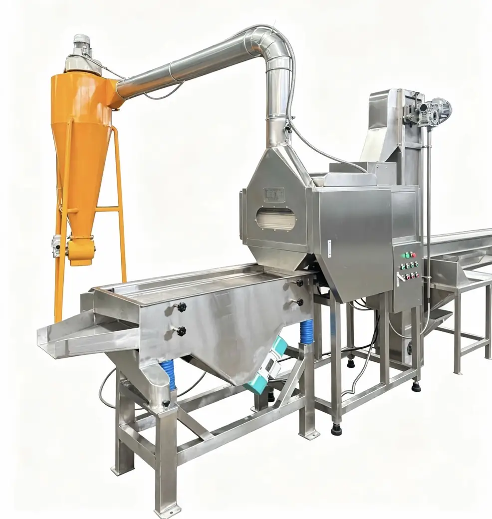 Peeling equipment for nut processing